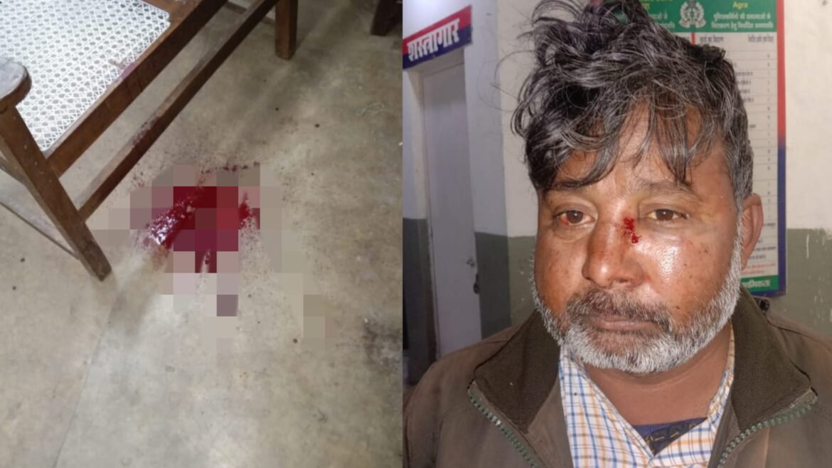 The health department of the Municipal Corporation was covered in blood, the leader of the Safai Karamcharis Union was accused