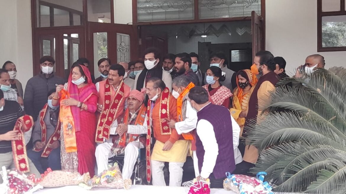 BJP's Ramveer, got membership at home