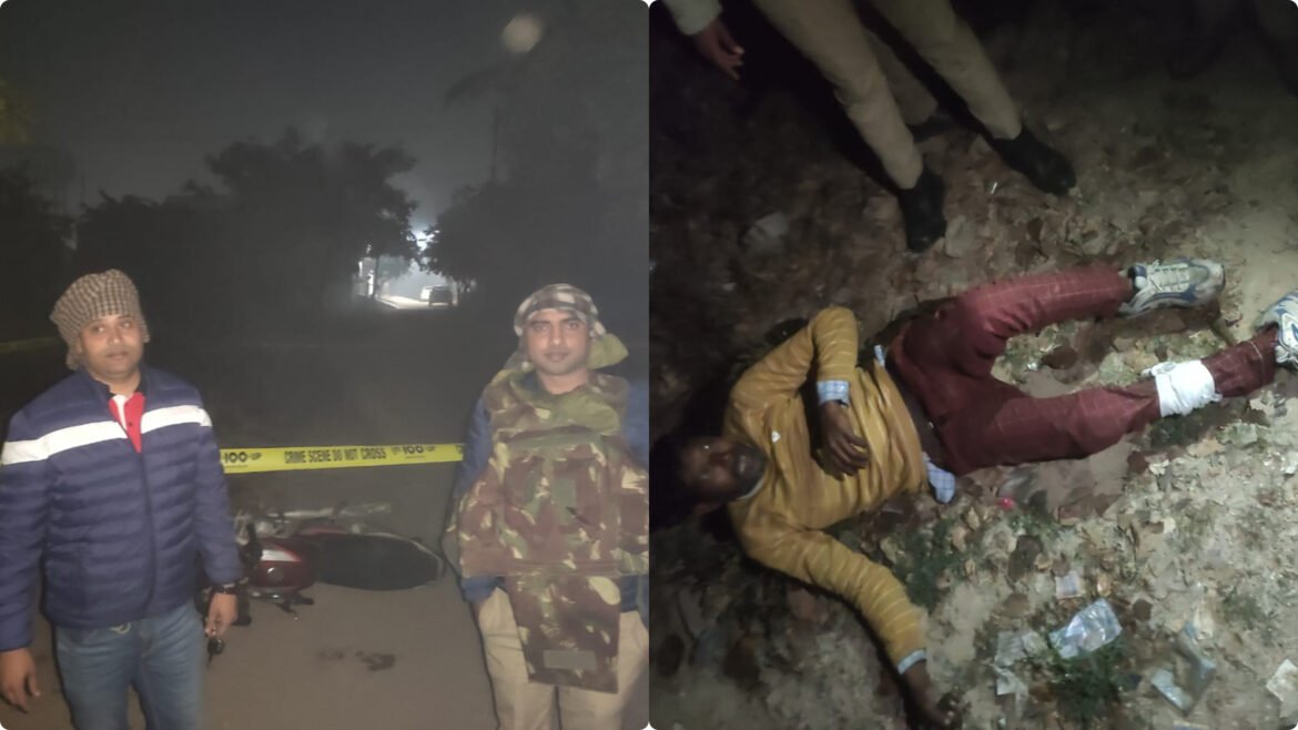 Encounter with the accused of killing a young man who was stabbed with knives, police arrested