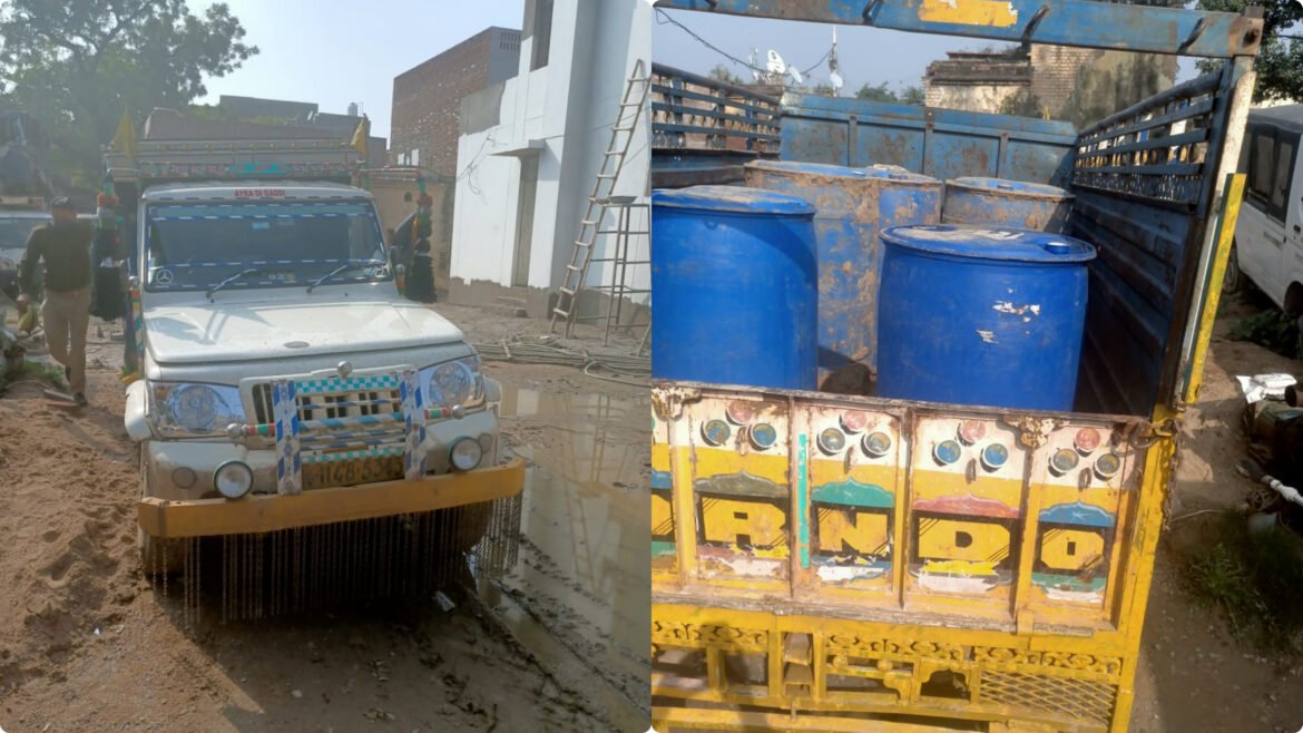 3 accused arrested with chemical liquor being brought from Dholpur to Agra