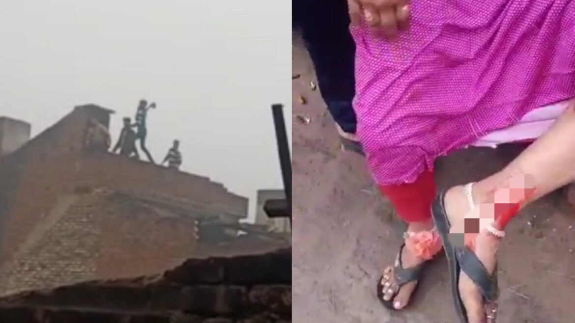 Children's dispute took a big form, fiercely stone pelting, police took action after the video went viral