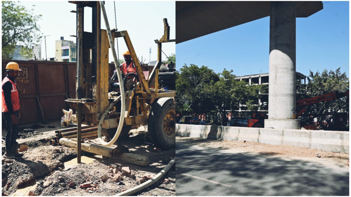 Agra Metro Project: Work to remove barricading from Taj East Gate to Jama Masjid started, traffic will be smooth