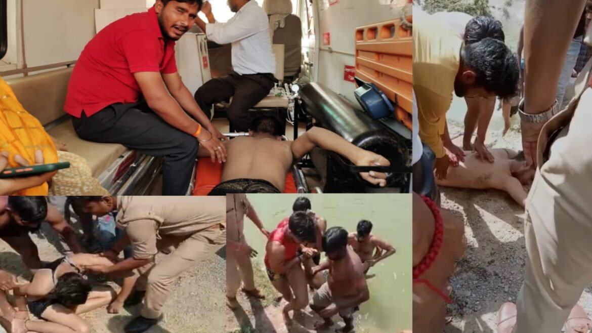 Big accident in Pinahat Chambal canal, three youths died due to drowning, there was uproar in the family