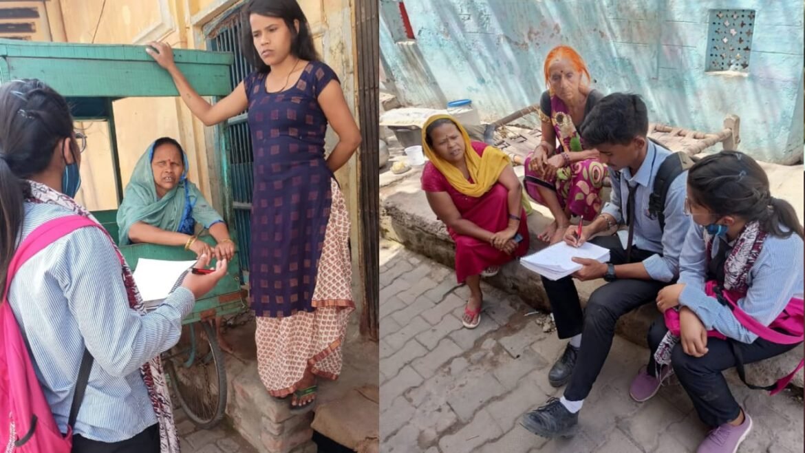 National Service Scheme volunteers did health survey in settlements