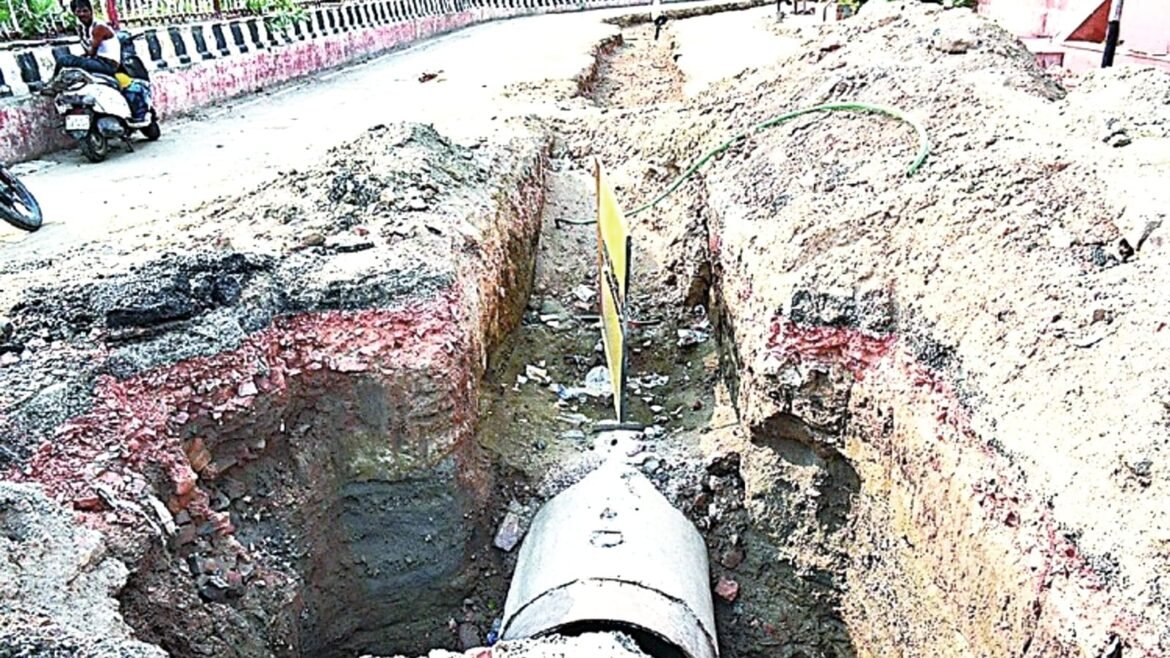Route diversion done for 8 days from Water Works to Jeevani Mandi, walked carefully during the day
