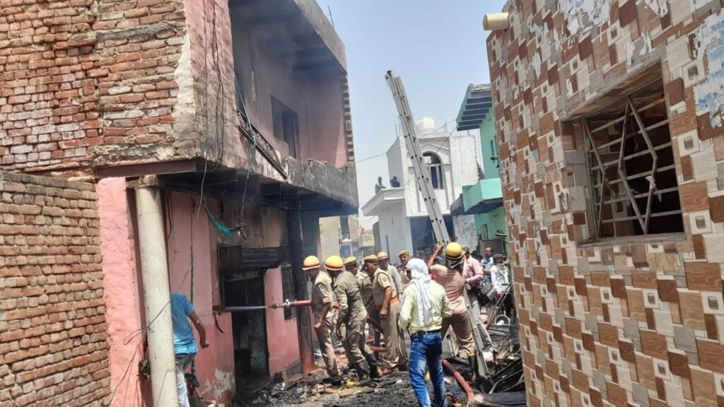 Ruckus in Runkta: Hindu activists set fire to two houses, outpost in-charge suspended