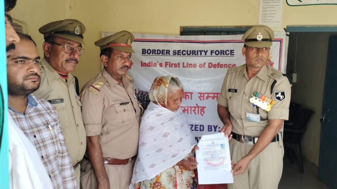 BSF honored martyr Baburam of Jaitpura for his supreme sacrifice in 1971 war