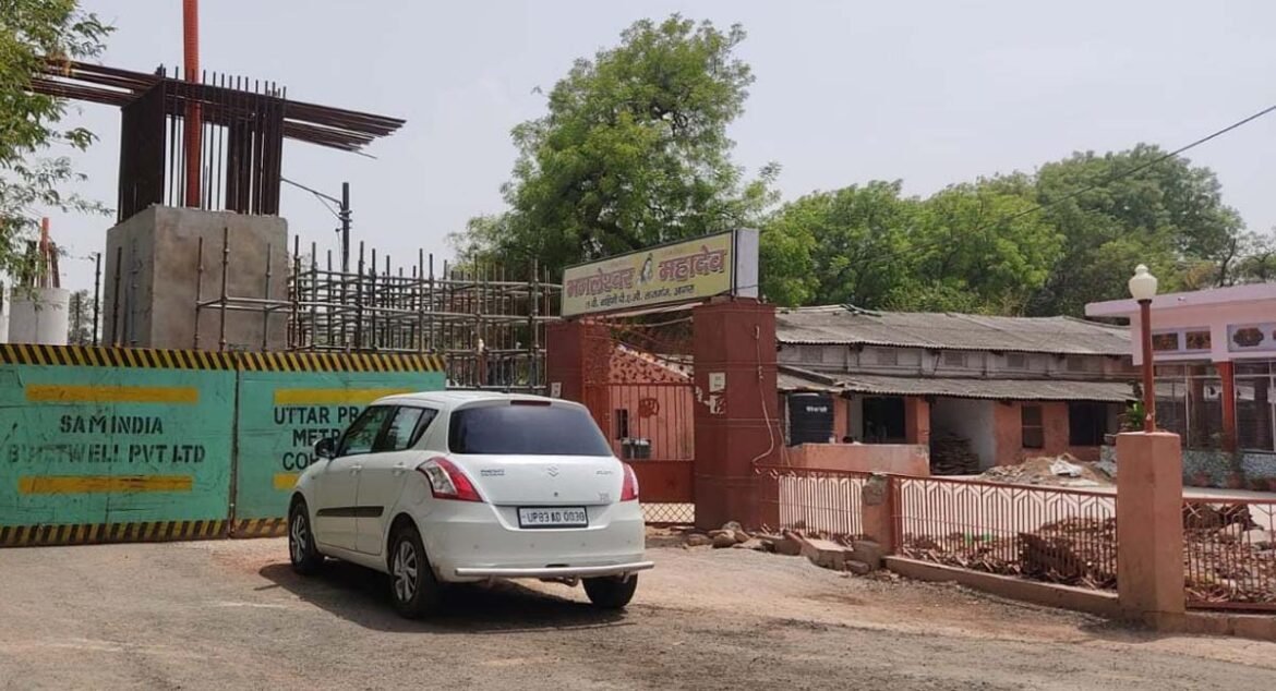 To save the temple of PAC, Agra Metro made these changes in the design of the depot line