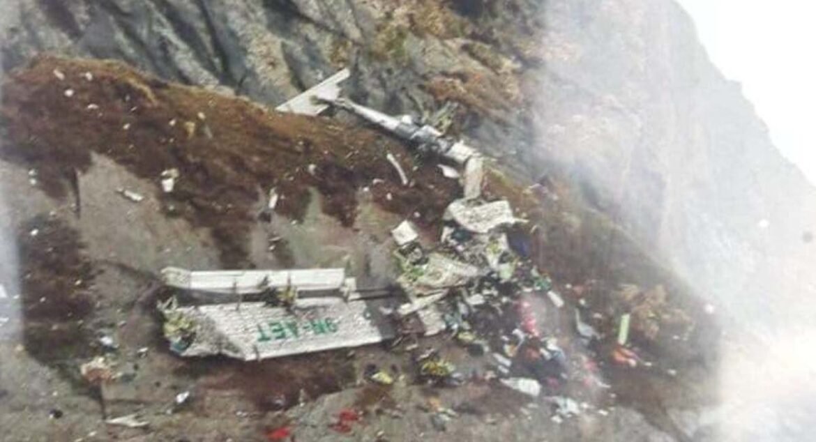 Plane crashes in Nepal, debris found, 14 bodies removed